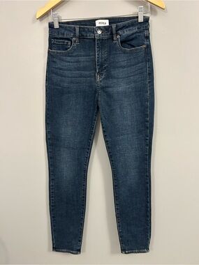 pistola Dark Blue Skinny Jeans with Size 28